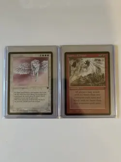 PETRA SPHINX + CAVERNS OF DESPAIR (NM+) Lot of 2 Legends Rares - Vintage MTG - Image 4