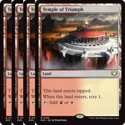Temple of Triumph x4 [Edge of Eternities] MTG - Image 1