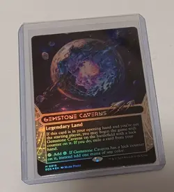 x1 Gemstone Caverns (0016) - Foil - Borderless M MTG Edge of Eternities: Stellar - Image 2
