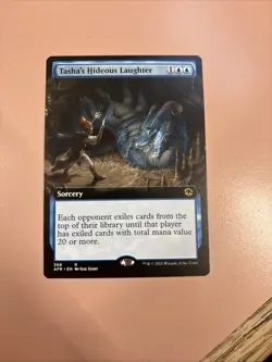 Tasha's Hideous Laughter NM-MINT (Extended Art) AFR MTG - Image 1