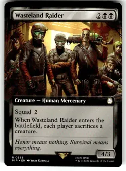 Wasteland Raider (Extended Art) Universes Beyond: Fallout Regular MTG - Image 1