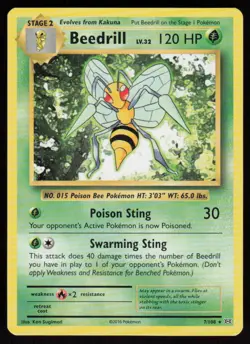 Beedrill #7/108 XY - Evolutions Rare Pokemon TCG NM Non-Holo Rare - Image 1