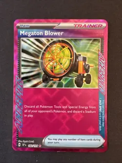 Pokemon TCG Surging Sparks #182/191 Megaton Blower NM - Image 1