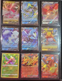 Pokemon TCG NM Modern Binder Collection 112 cards W/Prismatic poster IR Gold etc - Image 4