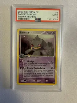 2007 Pokemon - Banette Holo Rare - EX Power Keepers 4/108 - PSA 9 Mint! Nintendo - Image 2
