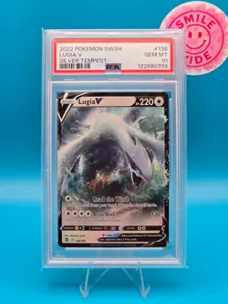 PSA 10 - 2022 Pokemon, SWSH, Lugia V, Silver Tempest - Image 1