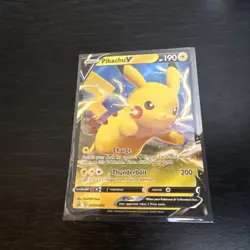 Pikachu V SWSH061 Sword And Shield Promo Pokemon - NM/LP - Image 1