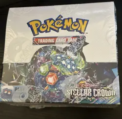 Pokemon TCG Stellar Crown Booster Box Factory Sealed - Image 1
