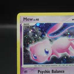 Mew 15/132 2007 Pokemon Secret Wonders Holo Swirl LP Lightly Played - Image 3