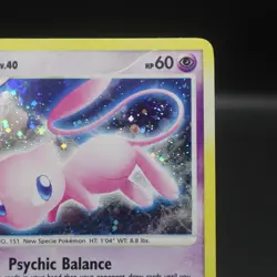 Mew 15/132 2007 Pokemon Secret Wonders Holo Swirl LP Lightly Played - Image 4