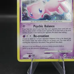 Mew 15/132 2007 Pokemon Secret Wonders Holo Swirl LP Lightly Played - Image 5