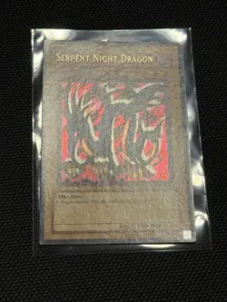Yugioh Serpent Night Dragon MRL-103 REVERSE SECRET RARE MISPRINT - Image 4