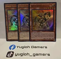 YUGIOH GOLD GADGET X3 ULTRA LIGHT PLAYED DIFFERENT SETS - Image 1