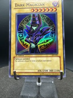 Yugioh! Dark Magician SYE-001 Super Rare 1st Edition LP - Image 5