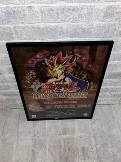 2002 Rare Yu-Gi-Oh! (Yugioh) FRAMED Pharaoh's Servant Promo Poster 18 x 24 - Image 2