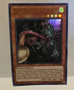 YUGIOH DANGER CHUPACABRA! CYHO 1ST EDITION ULTRA LIGHT PLAYED - Image 2