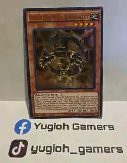 YUGIOH ANCIENT GEAR GADGET SR03 1ST EDITION ULTRA LIGHT PLAYED - Image 1