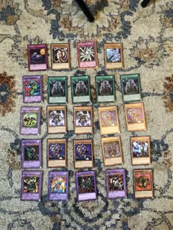 Yugioh Cards Lot Of 24 Holos And Rares - Image 1