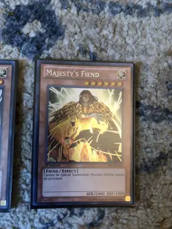 Yugioh! LP Majesty's Fiend - PRIO-EN034 - Secret Rare - 1st Edition Lot Of 3 - Image 4