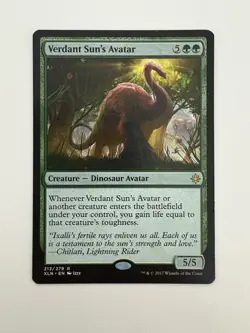 Verdant Sun’s Avatar MTG Magic the Gathering Card LP Lightly Played XLN - Image 1