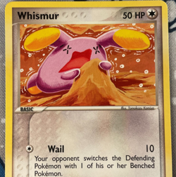 Whismur 82/101 Non Holo EX Hidden Legends Vintage Pokemon Card 2004 NM - Image 2