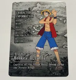 Monkey D.Luffy - One Piece Trading Card Skypiea R 042 OP KDAI01 Rare Tc5 - Image 2