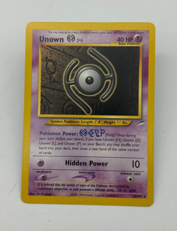 Unown H Neo Destiny Set Non-Holo Rare # 28/105 Pokemon Card - NM - Image 1