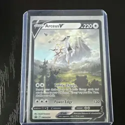 Arceus V SWSH204 Black Star Promo Full Art Holo Pokemon Card NM See Pictures - Image 1