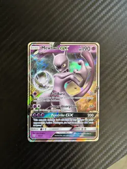 Pokemon TCG Mewtwo GX Holo Ultra Rare Card 39/73 Shining Legends - Image 1