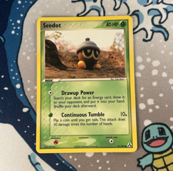 Seedot 61/92 Non Holo EX Legend Maker Vintage Pokemon Card 2006 NM - Image 1