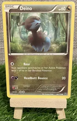 Pokemon Deino 84/114 Trading Card Steam Siege Non-Holo Basic 2016 NM & Free Post - Image 1