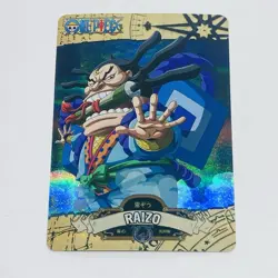 Raizo - One Piece Trading Card Game Holo Foil Prism Cool Art Tc8 - Image 1