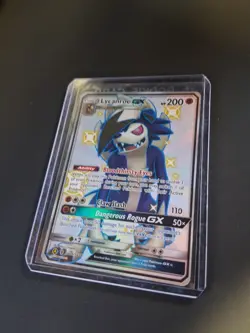 Lycanroc GX - SV66/SV94 - Pokemon Hidden Fates Sun & Moon Shiny Rare Card NM - Image 2
