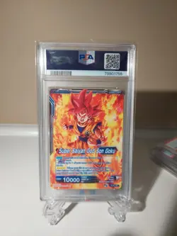 SSGSS Son Goku Soul Striker Reborn P-211 Foil Dragon Ball Super Card Game PSA 10 - Image 2