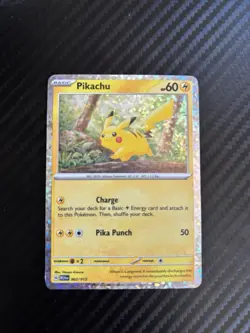 McDonald's Pikachu Holo Pokemon TCG Card 002/0152024 Promos - Image 1