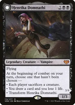 MTG - Henrika Domnathi - Innistrad: Crimson Vow - X1 - (LP) - - Image 1