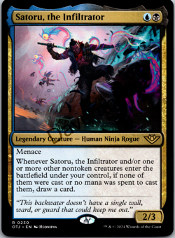 Satoru, the Infiltrator (230) - MTG - Outlaws of Thunder Junction Regular - Image 1