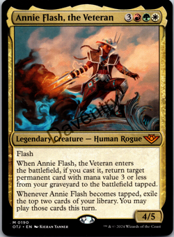 Annie Flash, the Veteran (0190) - MTG - Outlaws of Thunder Junction Regular - Image 1