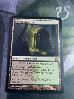 1x Overgrown Tomb, Return to Ravnica, NM, MTG - Image 1