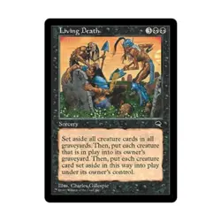 WOTC MtG Tempest Living Death (R) EX - Image 1