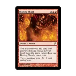 WOTC MtG Betrayers of Kamigawa Blazing Shoal (R) VG - Image 1