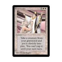 WOTC MtG Beta Resurrection (U) Fair - Image 1