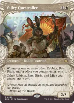 Showcase Valley Questcaller 0299(Pack Fresh) - MTG: Bloomburrow - Image 1