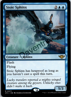 Stoic Sphinx (0071) - MTG - Outlaws of Thunder Junction Regular - Image 1