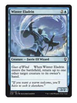 MTG-Winter Eladrin-Battle for Baldur's Gate-104-Near Mint-NonFoil - Image 1
