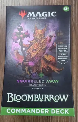 Magic the Gathering Bloomburrow Commander Deck Squirreled Away MTG - Image 1
