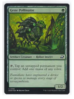 Gene Pollinator | Foil | NM | MTG | 0186 | Common | EOE - Edge of Eternities - Image 1
