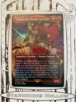 MTG Gilgamesh, Master-at-Arms (Borderless) (Foil) - FINAL FANTASY (FIN) R 0338 - Image 1