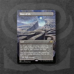 Maze of Ith •Borderless Alt Art• Dominaria Remastered • Rare Land • MTG DMR - Image 1