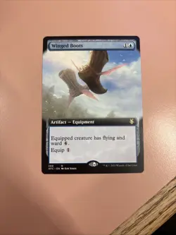 Winged Boots (Extended Art) NM-MINT PACK FRESH Commander: AFR Regular MTG - Image 1